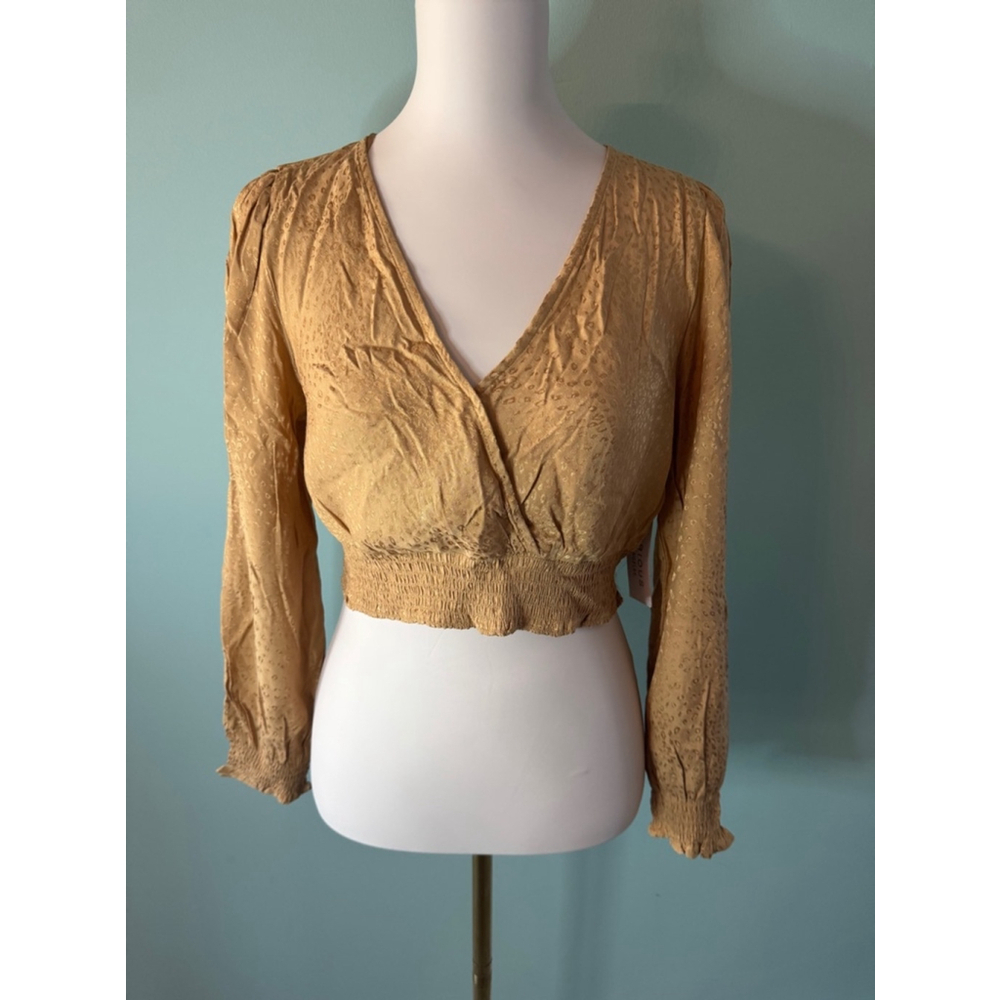 Women's Kirious Los Angeles Top Size L Gold